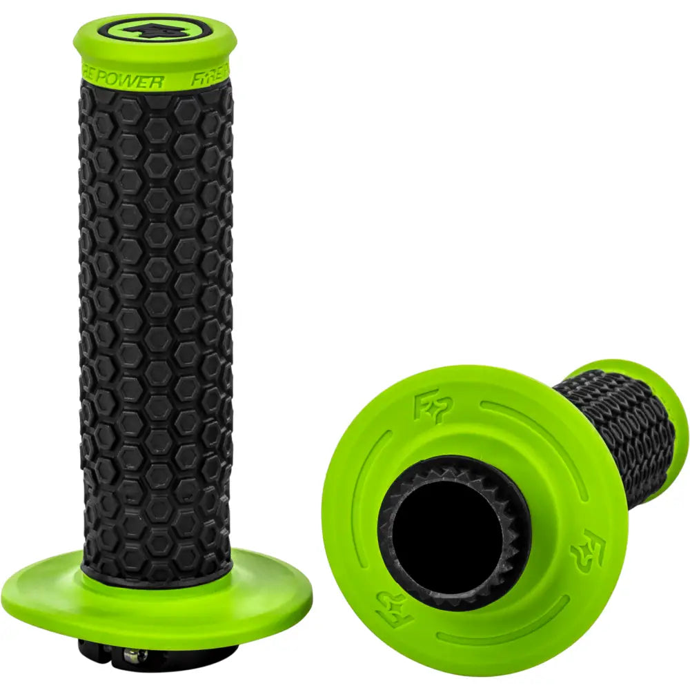 Fire Power Pilot Lock-On Grips 24-0103 - Green MX Lock-ON