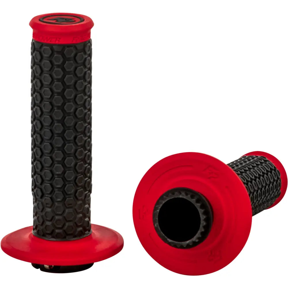 Pilot Mx Lock On Grips Red
