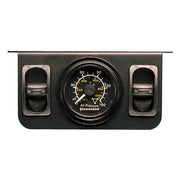 Firestone Air Adjustable Leveling Pneumatic Control Panel w/Dual Black Gauge 0-150psi (WR17602145) - Truck & Automotive