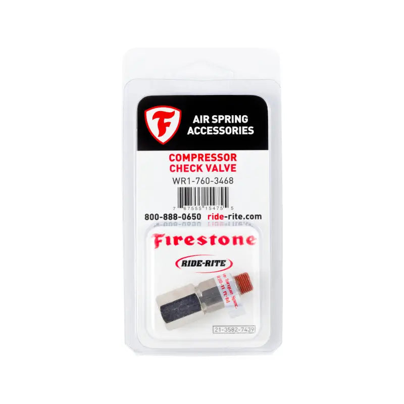 Firestone 3468 Firestone Air-Rite Air Command Compressor Check Valve 1/8NPT - 1 Pack (WR17603468)