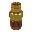 Firestone Male Connector 1/4in. Push-Lock x NPT Brass Air Fitting - 2 Pack (WR17603463) - Truck & Automotive