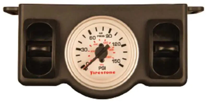 Firestone Firestone Pneumatic Dual Pressure Gauge - White Plastic (WR17602574)