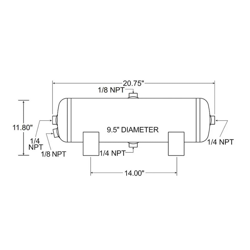 Firestone 9246 Manufactured to sae J10 specifications - Black Air Accessories