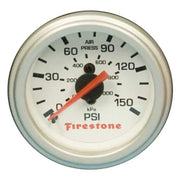 Firestone Firestone Replacement Single Pressure Gauge - White Face (For PN 2225 / 2229 / 2196) (WR17609181)