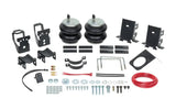 Firestone Ride-Rite Air Helper Spring Kit Rear for 11-13 Ford F450 2WD/4WD including air springs, supports, hardware, air line, and inflation valves.