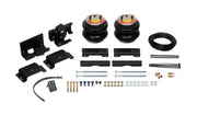 Firestone Ride-Rite RED Label Extreme Duty Air Spring Kit for Rear 2014-2018 Dodge RAM 2500 2WD/4WD, including brackets, air helper springs, hardware, air line, and inflation valves.