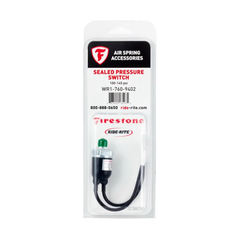 Firestone 9402 Firestone Sealed Air Pressure Switch 110-145 PSI - Single (WR17609402)