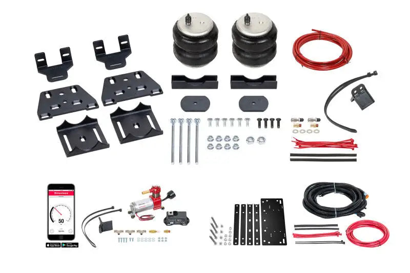 Firestone 24-25 Toyota Tacoma 4WD Only Ride-Rite AIO Wireless Air Helper Spring Kit (W217602894) - Firestone