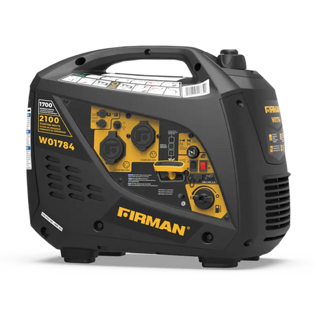 Firman Power W01784 Inverter 2100/1700W Recoil Start Ga Portable Generator