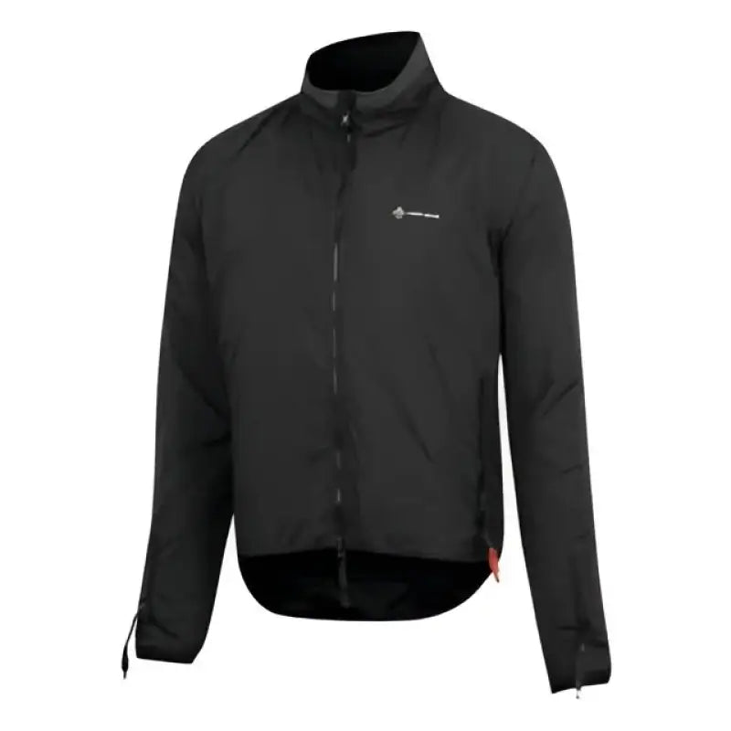 Men’s black zippered outdoor heated jacket liner for cold weather warmth