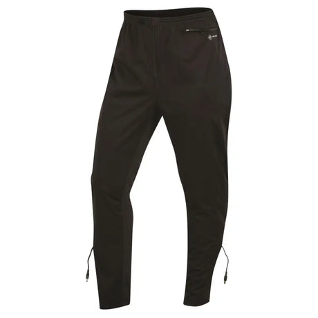 Black FIRSTGEAR Heated Pants liner with zip pockets and adjustable cuffs for heated pants