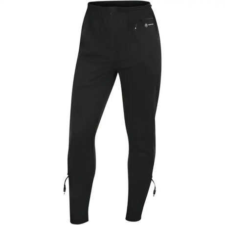 Black athletic heated pants for women in extra small from FIRSTGEAR Heated Pants Liner