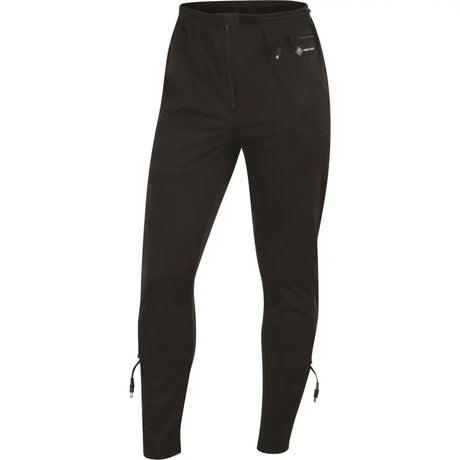 Black athletic heated pants for women in extra small size from FIRSTGEAR Heated Pants Liner