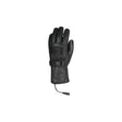 Black leather FIRSTGEAR Heated Rider iTouch gloves with wrist strap for women small