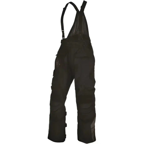 Firstgear Kathmandu black ski bibs with adjustable suspenders for motorcycle rides