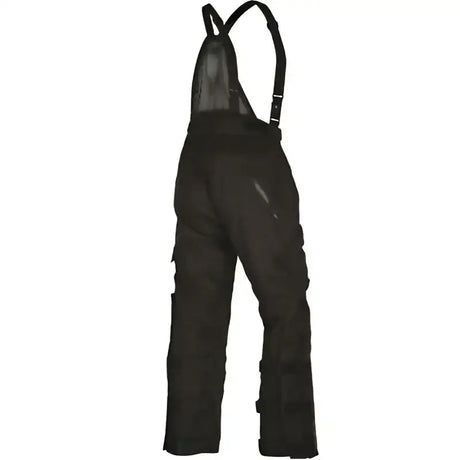 Black bib overalls from FIRSTGEAR Kathmandu pants black for staying protected on site