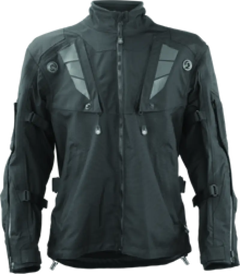 Black FIRSTGEAR Reflex Mesh Jacket for women with pockets and reflective accents
