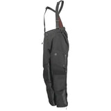 Dark grey Firstgear Rogue XC Pro Pants with black suspenders and zip pockets