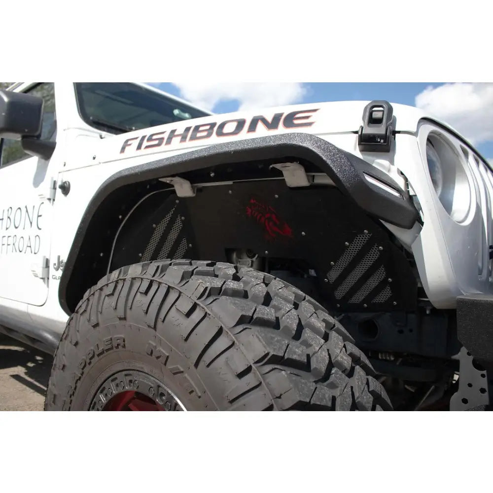 Fishbone LED Lights Provided Fender Flare FB33455F - Aluminum Elite Front Fenders
