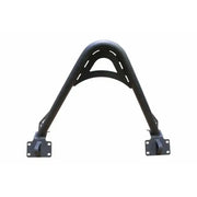 Black metal Barracuda Stinger Bar with triangular cutout for Jeep Wrangler JK offroad fun
