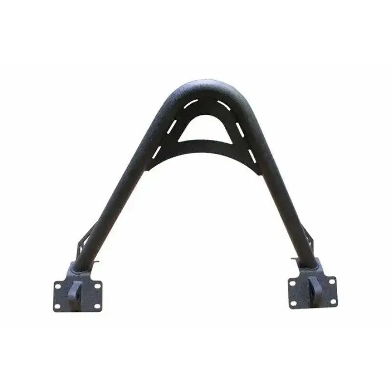 Black metal Barracuda Stinger Bar with triangular cutout for Jeep Wrangler JK offroad fun
