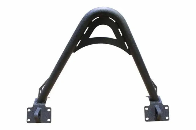 Black metal Barracuda Stinger Bar with triangular cutout for Jeep Wrangler JK offroad fun