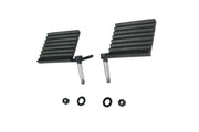 Fishbone Offroad 2018 + Jeep Wrangler JL / 2020 + Gladiator JT Foot Peg Set - Black - Truck & Automotive