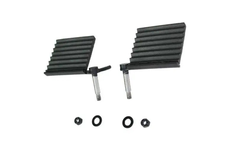 Fishbone Offroad 2018 + Jeep Wrangler JL / 2020 + Gladiator JT Foot Peg Set - Black - Truck & Automotive