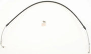 Black and silver braided steel brake line FK003D120-1 for Yamaha front brake system