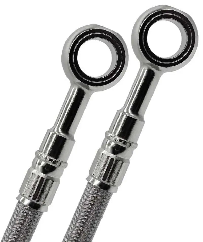 FK003D186-2 Brake Line Front Zx6r - Stainless Steel Hydraulic