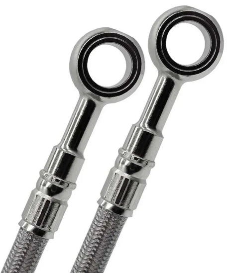 FK003D186-2 Brake Line Front Zx6r - Stainless Steel Hydraulic