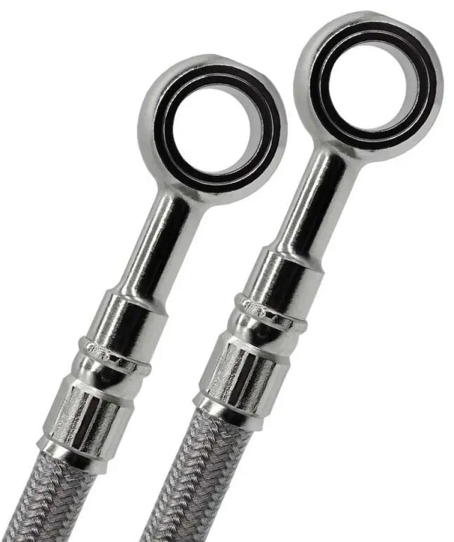 FK003D186-2 Brake Line Front Zx6r - Stainless Steel Hydraulic