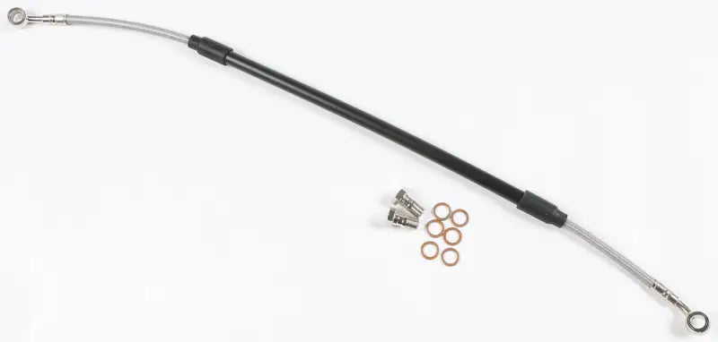 FK003D187R Steel Brake Line Rear Kaw - Stainless Hydraulic