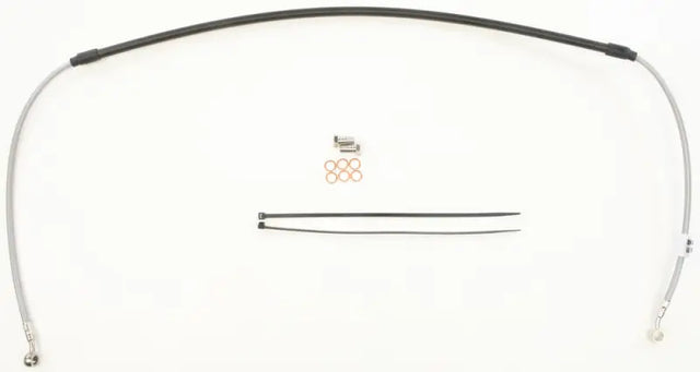 FK003D198CR Steel Brake Line Front Yam - Stainless Hydraulic