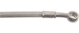 Braided stainless steel fk003d256r brakeline rear with banjo fitting for ZR7 00 04