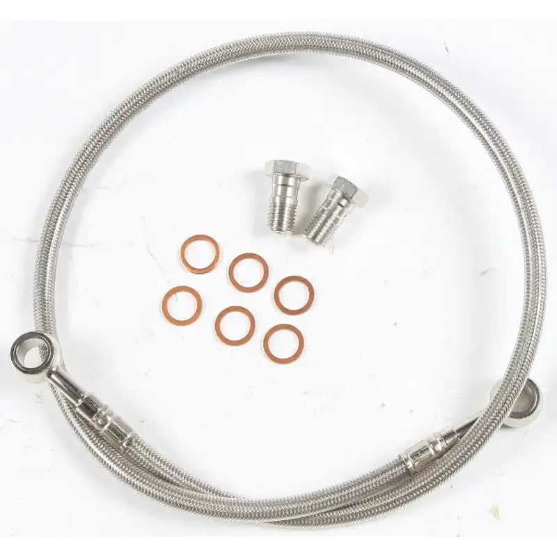 FK003D275R Brake Line Rear Long Raptor 660r - Stainless Steel Hydraulic