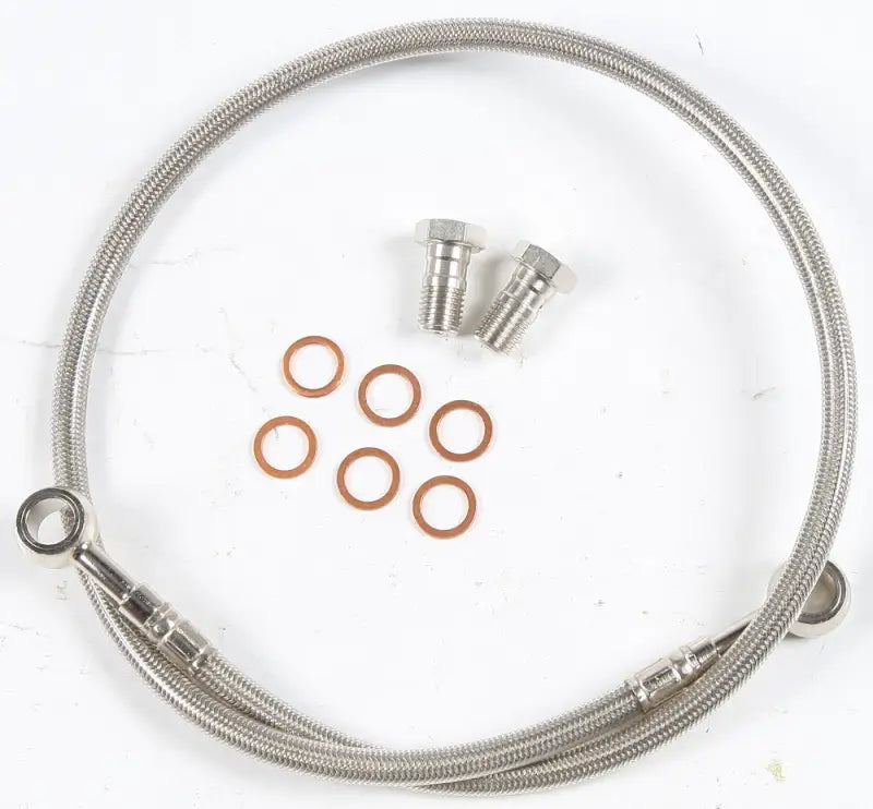 FK003D275R Brake Line Rear Long Raptor 660r - Stainless Steel Hydraulic