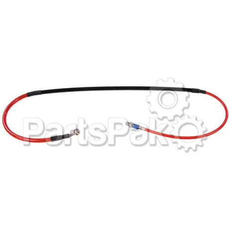 Red and black stainless steel electrical wires with connectors for FK003D331R Galfer brake line