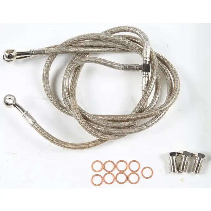 FK003D343-3 + 2 3 Line Brake Kit - Front Stainless Steel Hydraulic