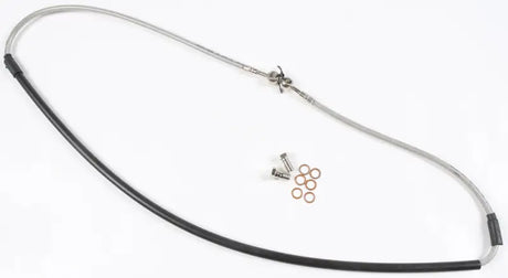 FK003D347-1 Steel Brake Line Front Yam - Stainless Hydraulic