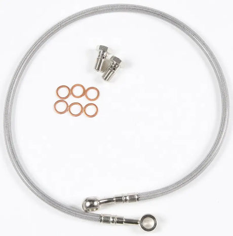 FK003D398R Brake Line Rear Yfz450 - Stainless Steel Hydraulic
