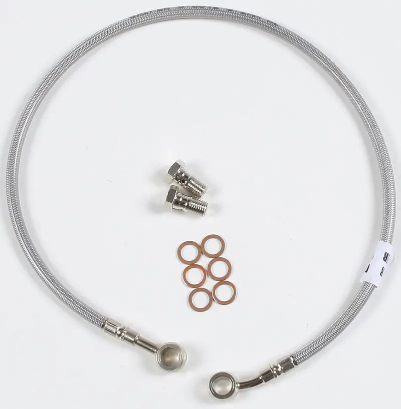 FK003D418R Brake Line Rear Trx450r - Stainless Steel Hydraulic