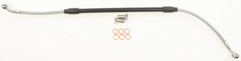 FK003D423R steel brake line with fittings and washers for motorcycle brake line upgrade