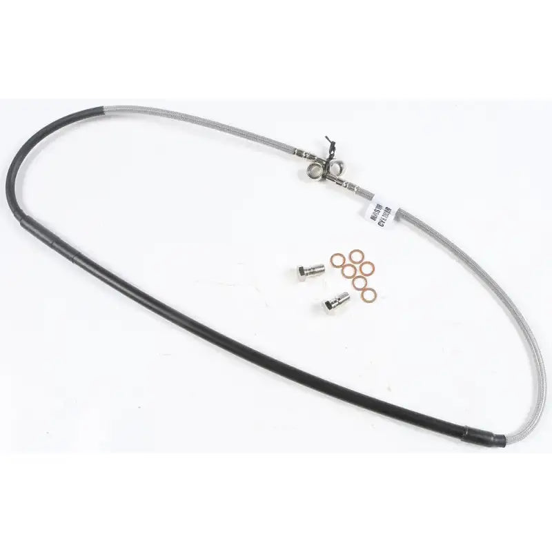 Braided stainless steel brake line FK003D427-1 for KTM with fittings and washers