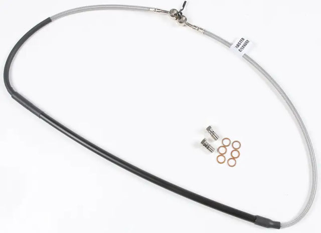 FK003D477-1 Steel Brake Line Front Kaw - Stainless Hydraulic