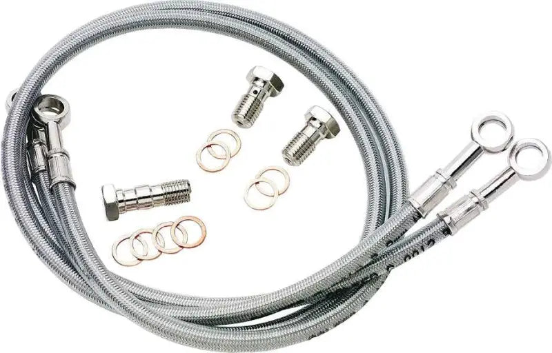 GALFER FK003D488-1 Brake Line Front Silver Honda