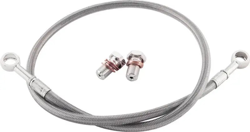 FK003D494R Galfer Brake Line Rear Silver Yamaha - RV and Auto Parts