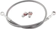 Braided stainless steel brake line FK003D636R with banjo fittings for Kawasaki rear brake line