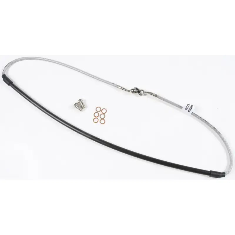 Braided steel brake line with fittings for FK003D638-1 Front Kaw motorcycle