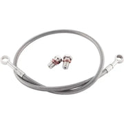 Braided steel FK003D739-1 brake line with banjo fittings for Honda bikes
